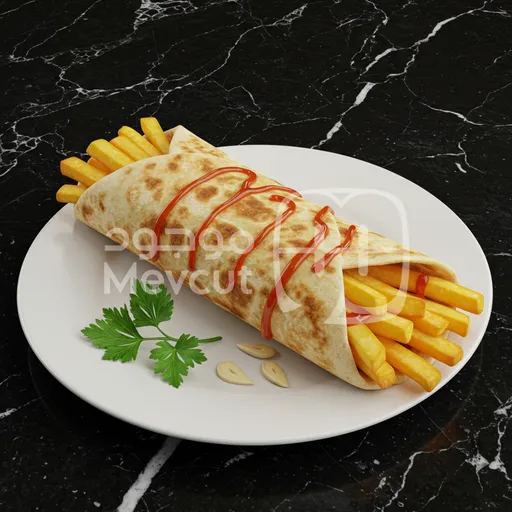 سندويشة بطاطا دبل